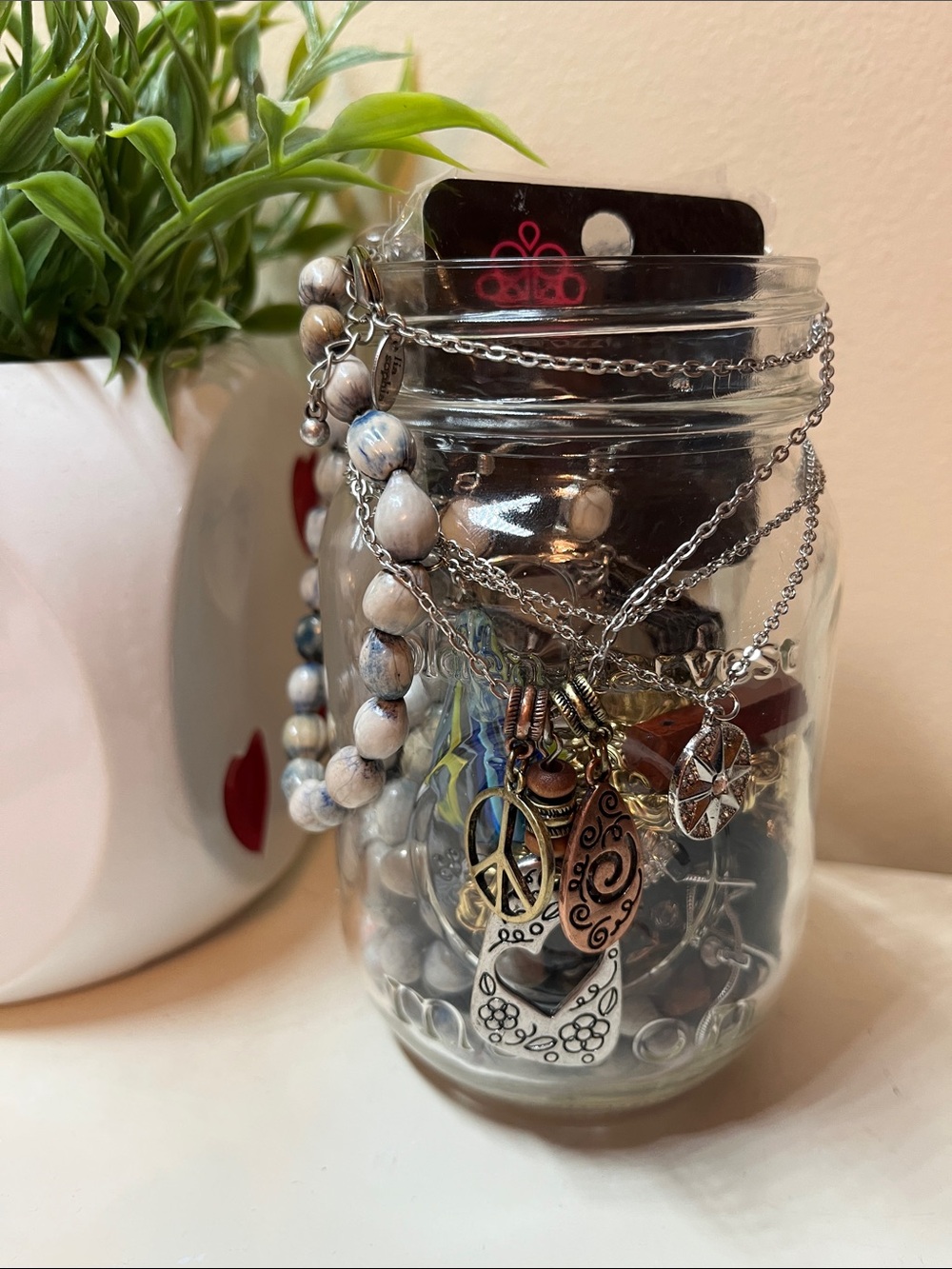 Mystery jewelry jar - whimsical alternative theme